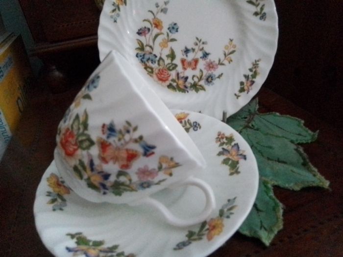 Trio of Aynsley " Cottage Garden"
