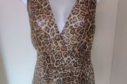 Asos leopard print V-neck playsuit size UK12 EU40 Perfect condition Postage included