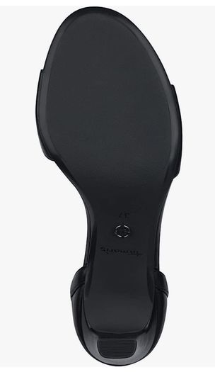 Tamaris Leather Black Sandals - EU size 37 - New