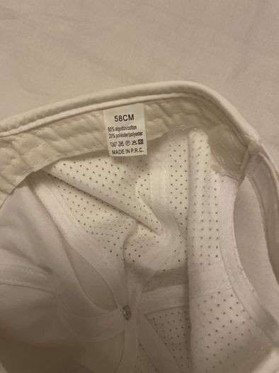 New White Golf Cap