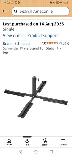 Schneider Parasol Plate Stand for Slabs