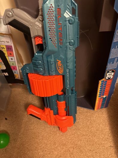 nerf gun, 27m, shockwave