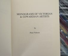Monograms of Victorian and Edwardian Artists