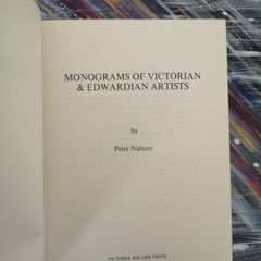 Monograms of Victorian and Edwardian Artists
