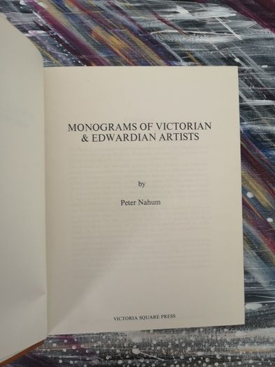 Monograms of Victorian and Edwardian Artists