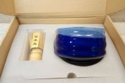 Japaneese Matcha set 4 pieces Blue Bowl