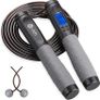 Skipping Rope Adult Fitness, Digital Speed Jump Rope with Counter [Ropeless for Indoor Use] for Women Men and Kids (FREE SHIPPING) Image 2