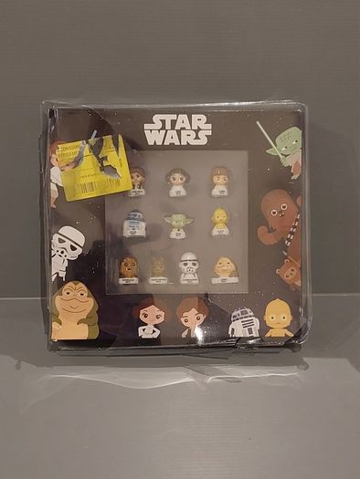 Star Wars Porcelain Mini Figure Set 10 Character Collectible Display Box