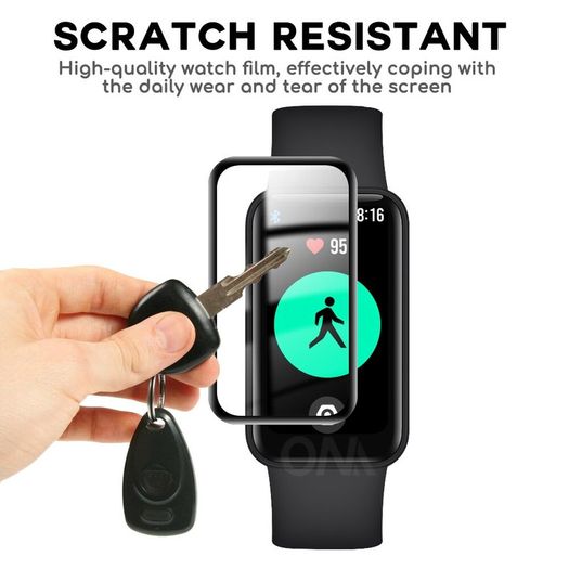 Screen Protector Cover for Xiaomi Redmi  Band  Curved Edge Soft Protective Film for Redmi Band (Not Glass)