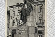 Vintage postcard, Slovenia, Ljubijana, posted 1948