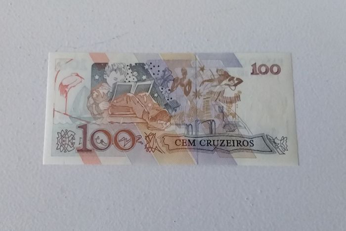 Brazil 100 Cruzeiros Uncirculated Banknote