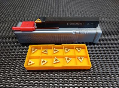 Lathe turning tool and inserts (12mm) (STGCR)