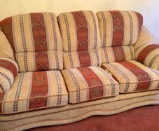 3 seater couch and 2 matching armchairs