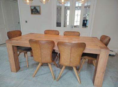dining table and chairs
