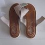 Fly Fot Leather, Touch-Fasten Toe Post Sandals Light Grey S5 Image 10