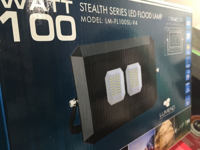 100W LED Flood Light Stealth