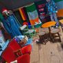 Pub round table and stools Image 4
