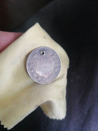 1814 Silver Bank Token