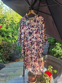 Ralph Lauren Floral Party Dress Ladies UK12