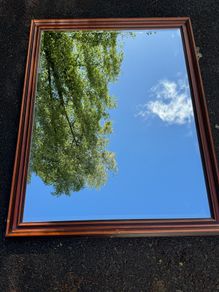 Very Large Bevelled Wall Mirror