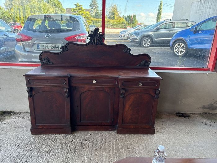 Antique 3 drawer Mahogany Sideboard