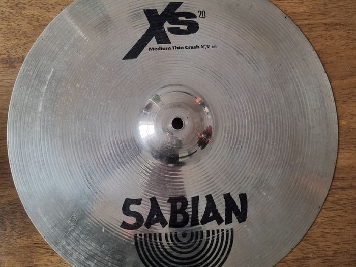Sabian Xs 16" medium Thin crash