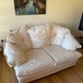 Leather cream sofa Image 5