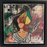 Framed Original Eighties Theme Hairdo Theme Art Contemporary Art Painting  Original Gift Image 7
