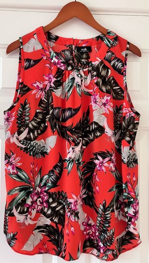 Size 16, Orange Top by Wallis