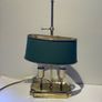 Vintage French Bouillotte Table Lamp Brass Image 4