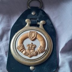 vintage irish claddagh plaque