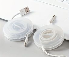 Transparent cable organizer 2pcs