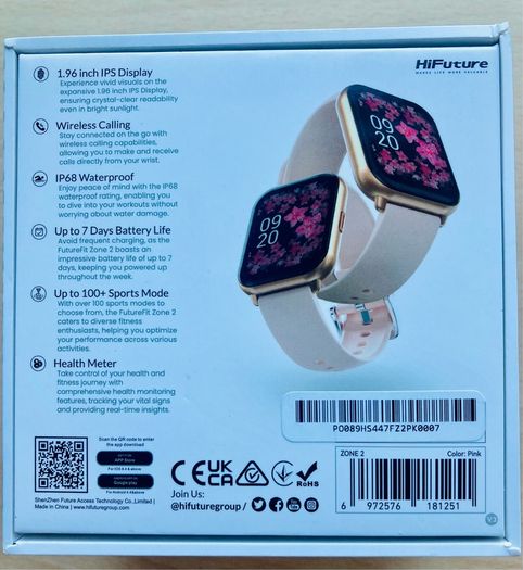 HiFuture Future Zone 2 smartwatch