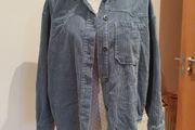 Zara blue corduroy shacket xs uk8-10