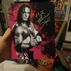 WWE Bret Hart Autograph