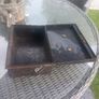 Antique Irish metal money box, prop, theatre TV, D18 Image 3