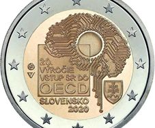 Slovakia 2 Euro Commemorative Coin 2020 - Accession to the OECD (UNC)