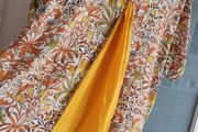 NEXT Morris &amp; Co floral loose top with back detail Sz 10UK (Fit 10-12UK)