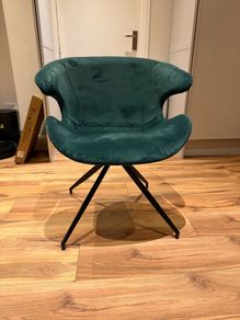 6 x Zuiver Mia Green Dining Chairs