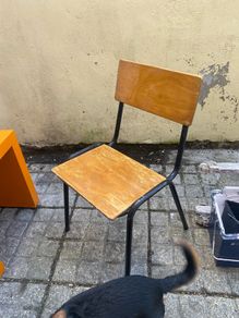 Wooden/metal chair