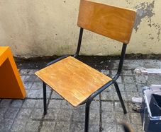 Wooden/metal chair