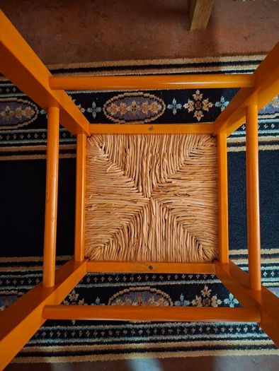 Solid wood high stool X 4
