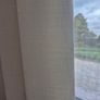 White textured Curtain set Image 5