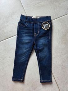 12m, Bnwot Levi's Baby Girls Jean Leggings with Stretchy Elasticated Waistband