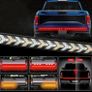 1pc 60-Inch LED Arrow Tailgate Light Bar, Red & Yellow Switchback Sequential Flashing Image 7