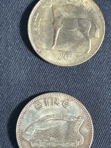 coin Irish half crown rare 1943 replacement reproductions