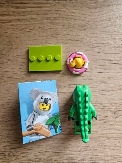 lego crocodile costume fan, collectible series 28
