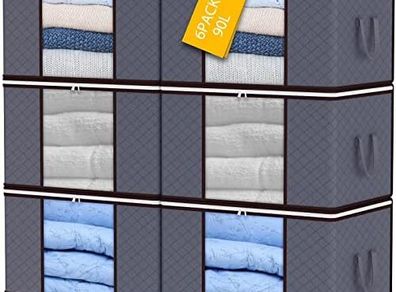 90L Storage Bags, 6Pack