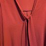 Zara red polka dot blouse XL Image 9