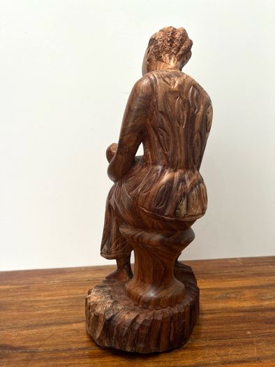 Wooden Figure Mother and Child
